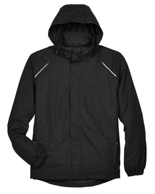 Men's Profile Fleece-Lined All-Season Jacket - Black Front