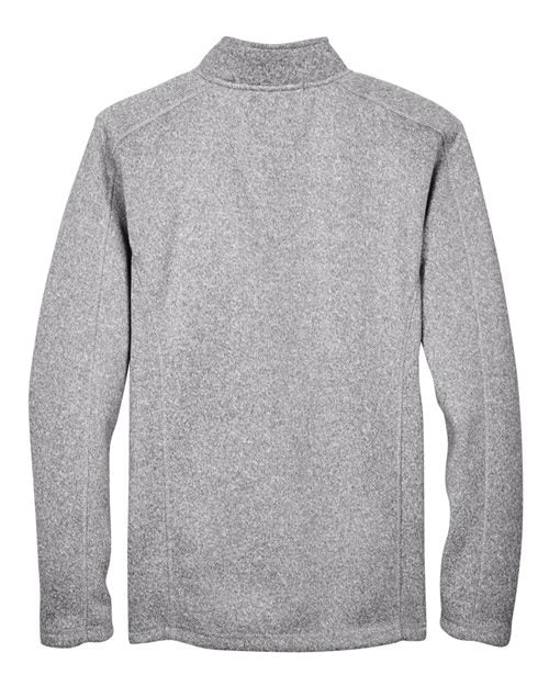 Men's Bristol Full-Zip Sweater Fleece Jacket - Grey Heather Back