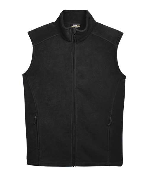 Men's Tall Journey Fleece Vest - Black Front