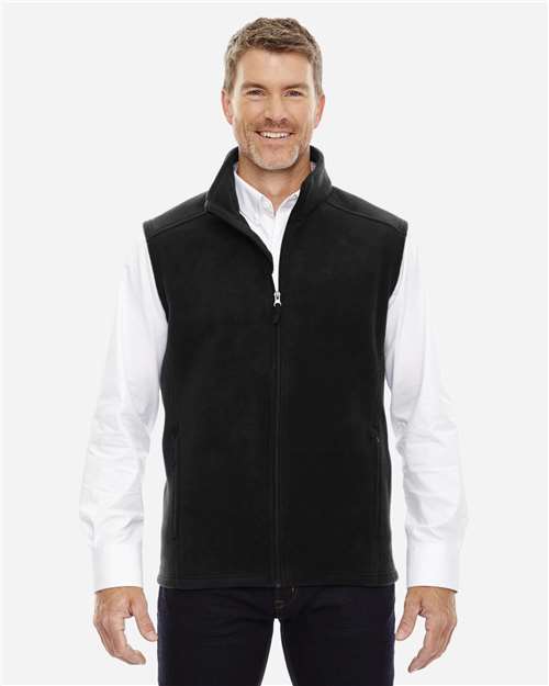 CORE365 Men's Tall Journey Fleece Vest - Model Front