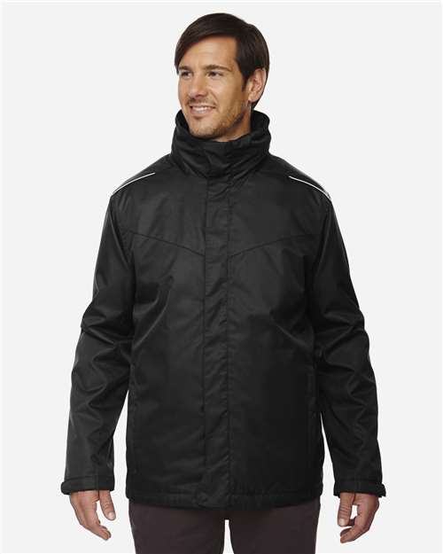 CORE365 Men's Tall Region 3-in-1 Jacket with Fleece Liner - Model Front