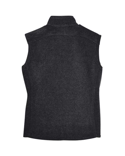 Women's Journey Fleece Vest - Heather Charcoal Back