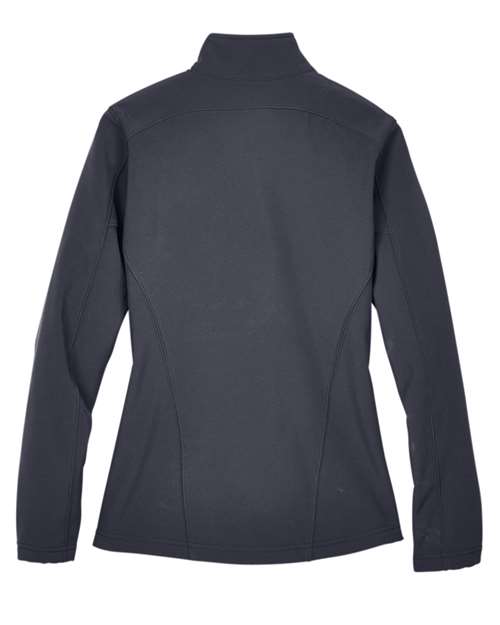 Women's Cruise Two-Layer Fleece Bonded Soft Shell Jacket - Carbon Back