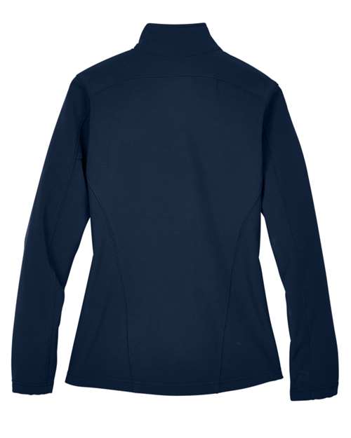 Women's Cruise Two-Layer Fleece Bonded Soft Shell Jacket - Classic Navy Back