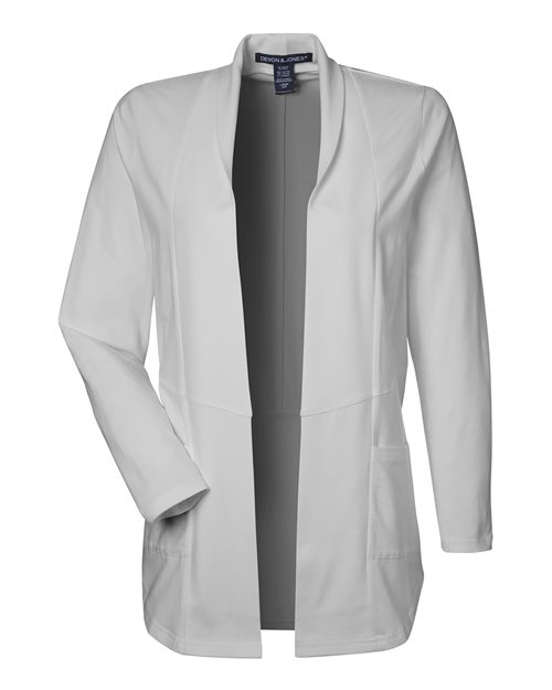Women's Raleigh Stretch Cardigan - Grey Front