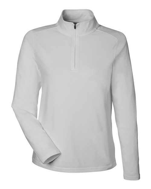 Women's Raleigh Stretch Quarter-Zip Pullover - Grey Front
