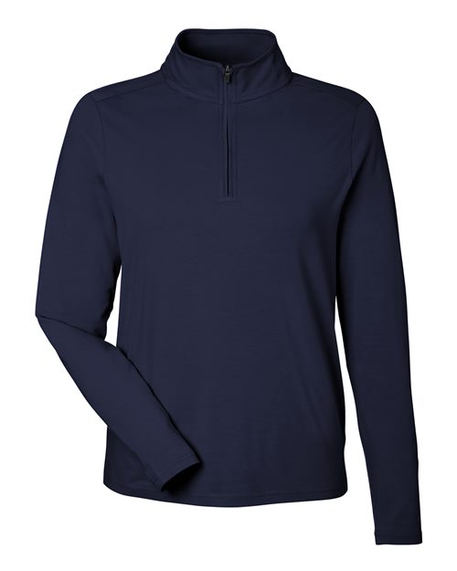 Women's Raleigh Stretch Quarter-Zip Pullover - Navy Front