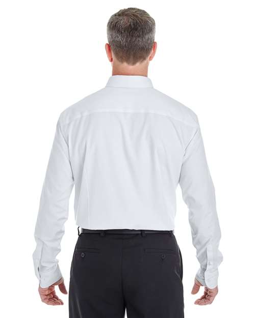 Men's Crown Collection® Royal Dobby Dress Shirt - White Back