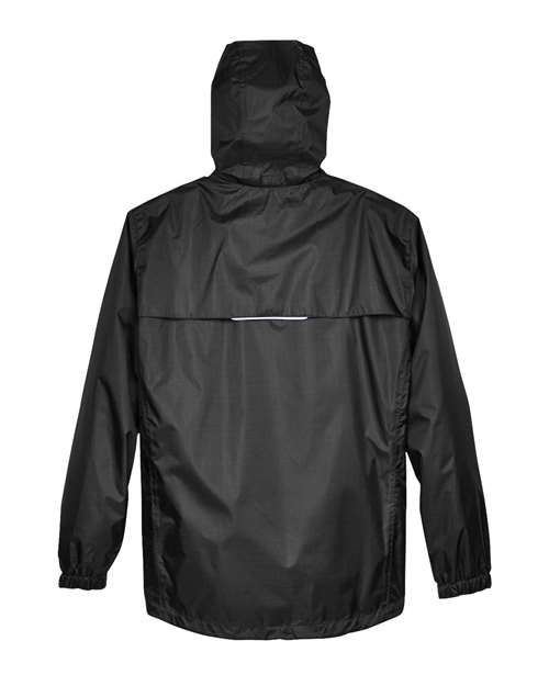Men's Climate Seam Sealed Lightweight Variegated Ripstop Jacket - Black Back