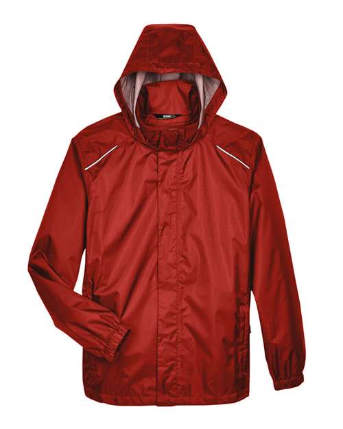 Men's Climate Seam Sealed Lightweight Variegated Ripstop Jacket - Classic Red Front