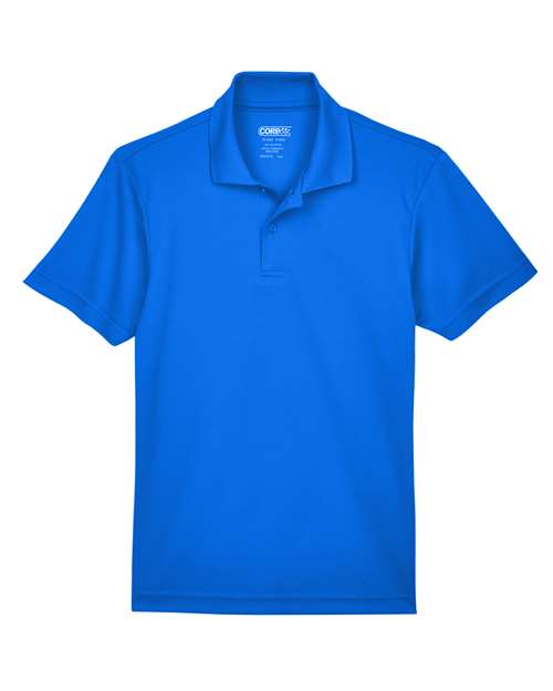 Youth Origin Performance Piqué Polo - True Royal Front