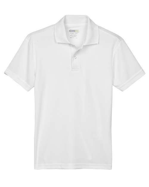 Youth Origin Performance Piqué Polo - White Front
