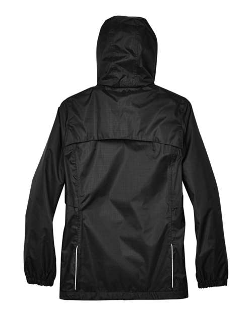 Women's Climate Seam-Sealed Lightweight Variegated Ripstop Jacket - Black Back
