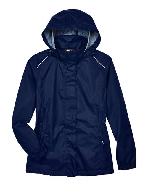Women's Climate Seam-Sealed Lightweight Variegated Ripstop Jacket - Classic Navy Front