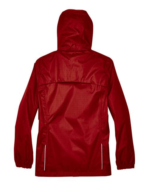 Women's Climate Seam-Sealed Lightweight Variegated Ripstop Jacket - Classic Red Back