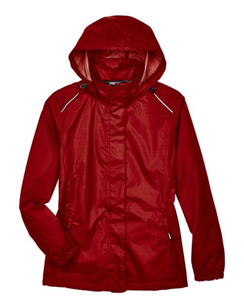 Women's Climate Seam-Sealed Lightweight Variegated Ripstop Jacket - Classic Red Front