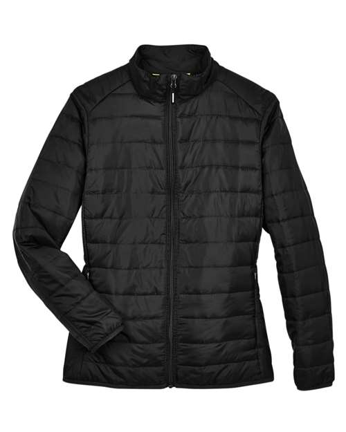 Women's Prevail Packable Puffer Jacket - Black Front