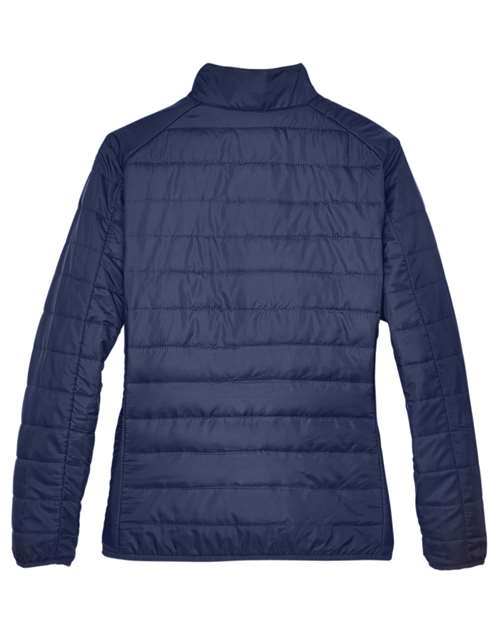 Women's Prevail Packable Puffer Jacket - Classic Navy Back