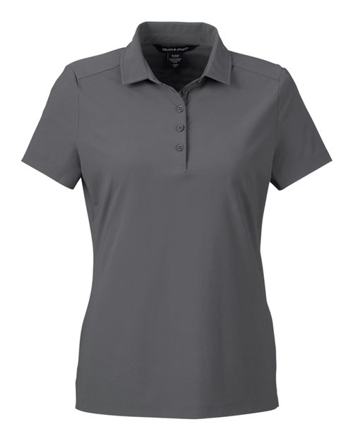 Women's CrownLux Performance® Windsor Welded Polo - Graphite Front