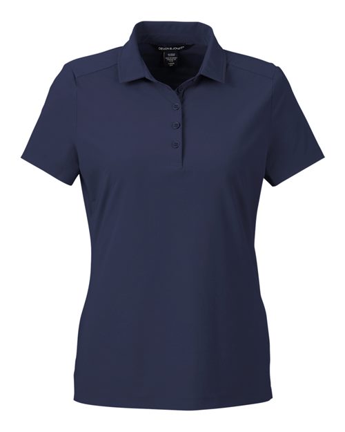 Women's CrownLux Performance® Windsor Welded Polo - Navy Front