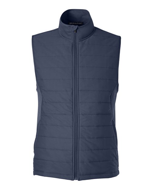 Men's New Classics® Charleston Hybrid Vest - Navy Melange/ Navy Front