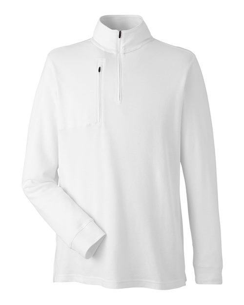 Men's New Classics® Performance Quarter-Zip Pullover - White Front