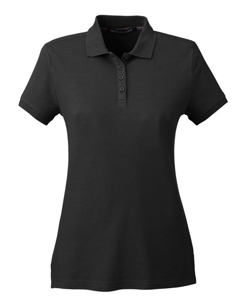 Women's New Classics® Performance Polo - Black Front