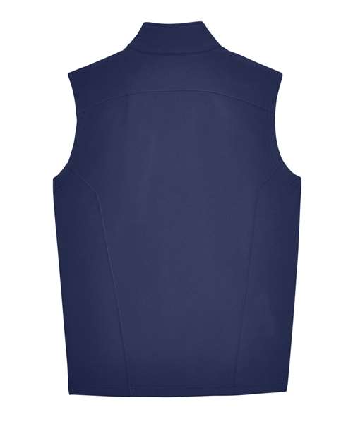 Men's Cruise Two-Layer Fleece Bonded Soft Shell Vest - Classic Navy Back
