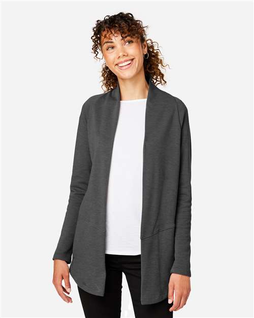 Devon & Jones Women's New Classics® Charleston Cardigan - Model Front