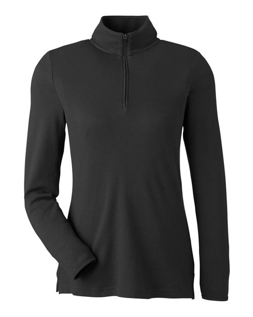 Women's New Classics® Performance Quarter-Zip Pullover - Black Front
