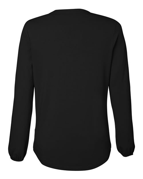 Women's Raleigh Half-Placket Knit Top - Black Back
