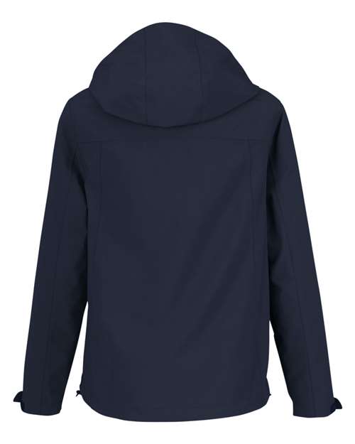 Women's Packable Rain Jacket - Classic Navy Back