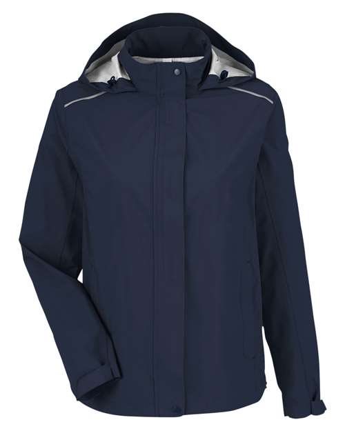 Women's Packable Rain Jacket - Classic Navy Front
