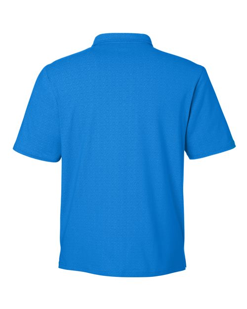 Men's Crownlux Performance® Geo Polo - French Blue/ Crystal Blue Back