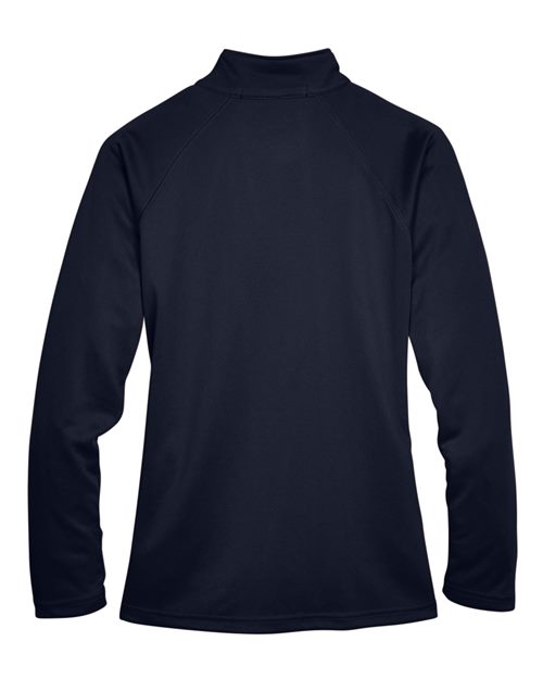 Women's Stretch Tech-Shell® Compass Quarter-Zip Pullover - Navy Back