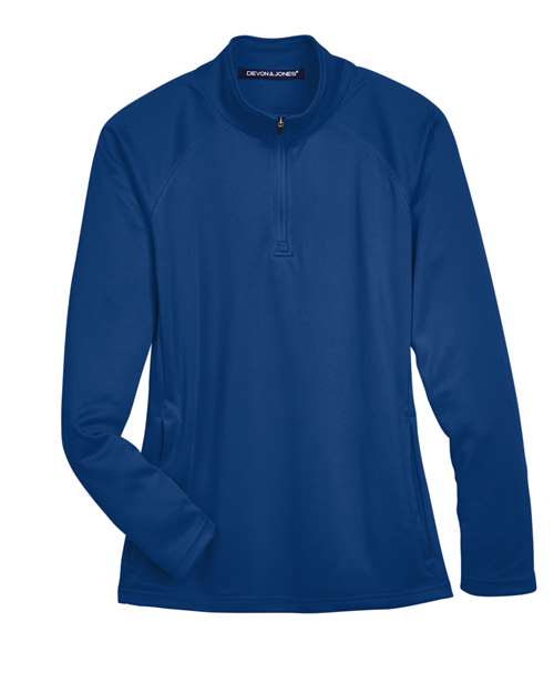 Women's Stretch Tech-Shell® Compass Quarter-Zip Pullover - True Royal Front