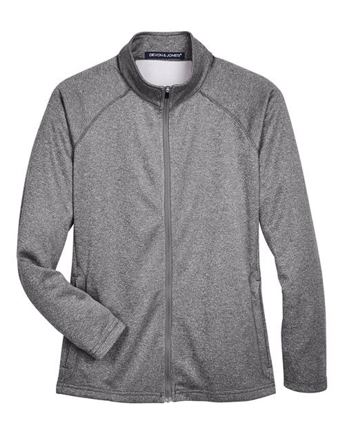 Women's Stretch Tech-Shell® Compass Full-Zip Jacket - Dark Grey Heather Front