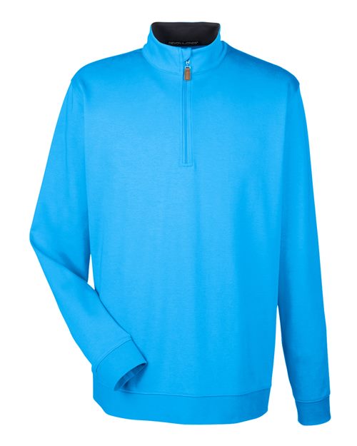 Men's DRYTEC20™ Performance Quarter-Zip Pullover - Ocean Blue/ Navy/ Ocean Blue Front