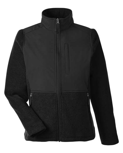 Women's Journey Summit Hybrid Full-Zip - Black/ Black Front