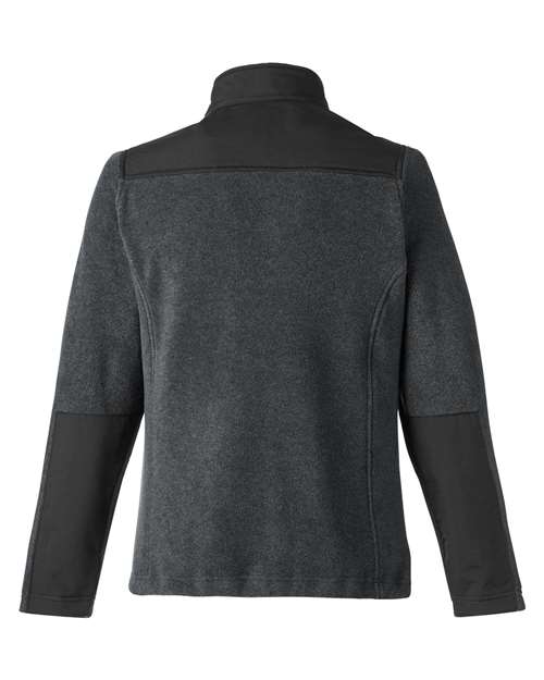 Women's Journey Summit Hybrid Full-Zip - Heather Charcoal/ Black Back