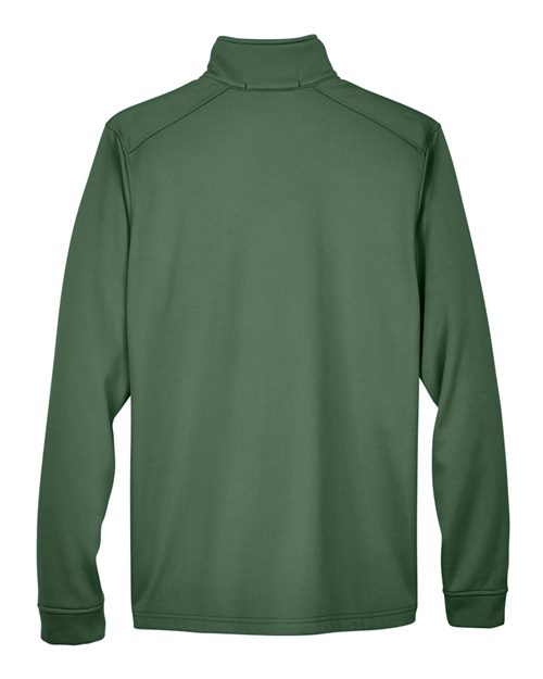 Men's Newbury Colorblock Mélange Fleece Full-Zip jacket - Forest/ Forest Heather Back