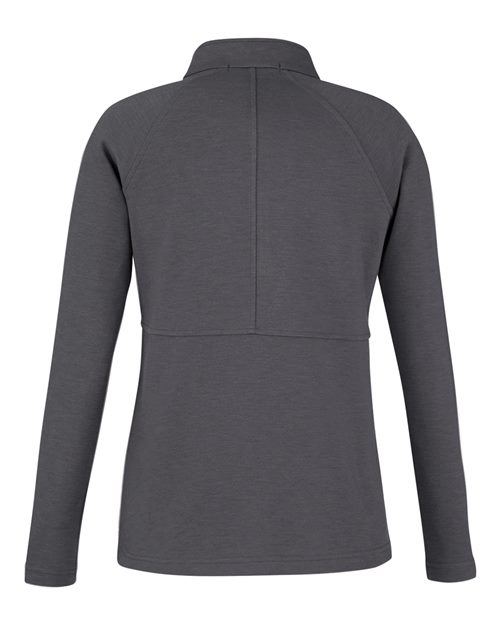 Women's New Classics® Charleston Quarter-Zip Pullover - Black Melange Back