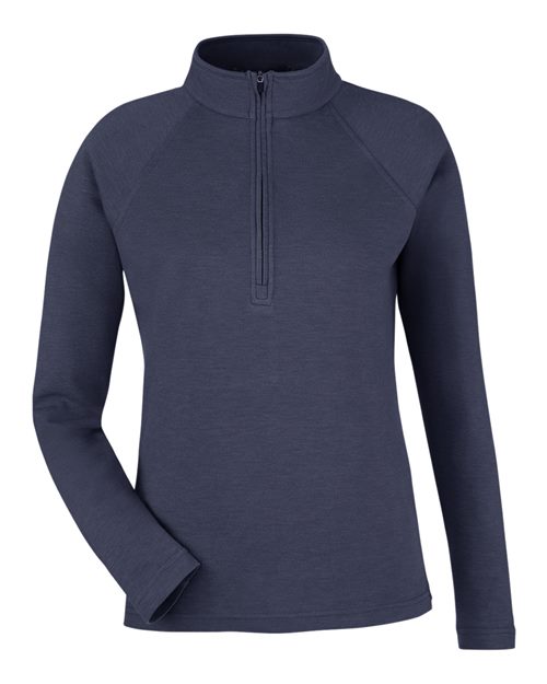 Women's New Classics® Charleston Quarter-Zip Pullover - Navy Melange Front
