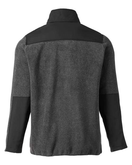 Men's Journey Summit Hybrid Full-Zip - Heather Charcoal/ Black Back