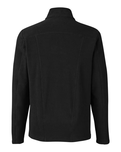 Men's CrownLux Performance® Fleece Full-Zip Jacket - Black Back