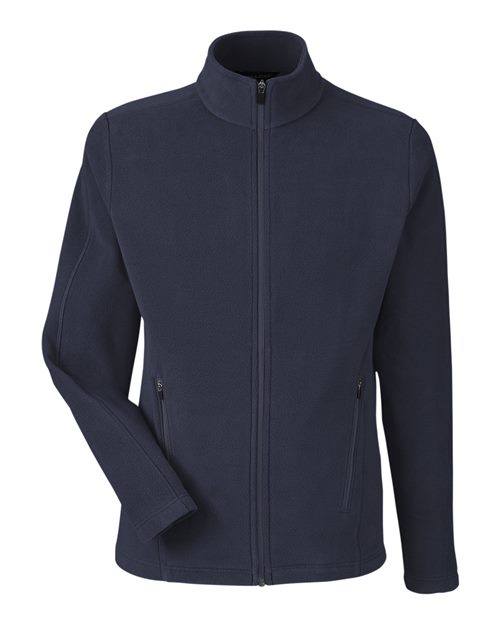 Men's CrownLux Performance® Fleece Full-Zip Jacket - Navy Front