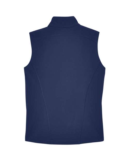 Women's Cruise Two-Layer Fleece Bonded Soft Shell Vest - Classic Navy Back