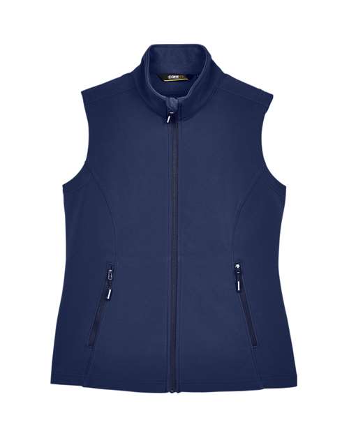 Women's Cruise Two-Layer Fleece Bonded Soft Shell Vest - Classic Navy Front