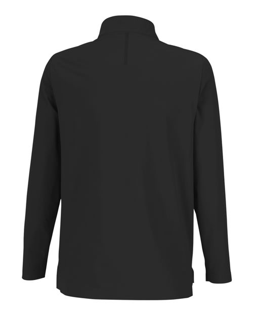 Women's CrownLux Performance® Windsor Welded Quarter-Zip Pullover - Black Back