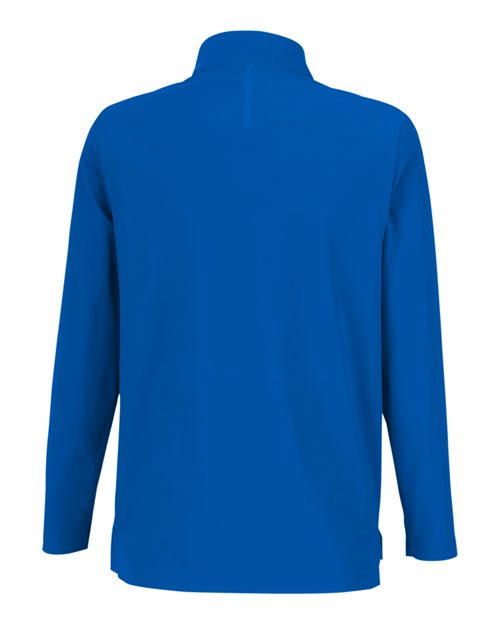 Women's CrownLux Performance® Windsor Welded Quarter-Zip Pullover - French Blue Back